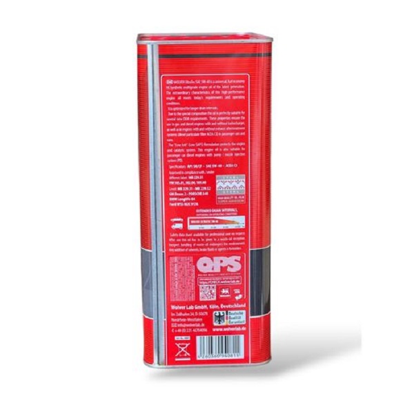 WOLVER زيت محرك وولفر أولترا تك SAE 5W-40 SN - ACEA C3 - 4 لتر 3