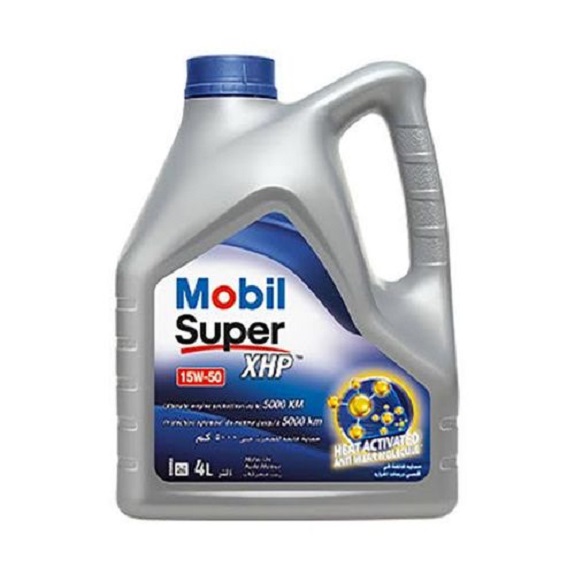 Mobil زيت محرك موبايل سوبر™ 15W-50 – 4 لترات – زيت محرك ممتاز